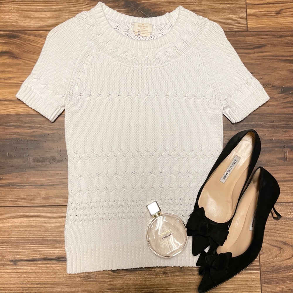 Kate Spade ♠️ New York Open Stitch Sweater, XXS